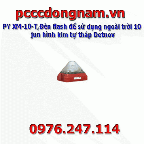 PY XM-10-T,Flash for outdoor use 10 jun pyramid Detnov