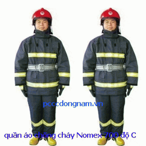 quần áo chống cháy Nomex 4 lớp 700 độ C