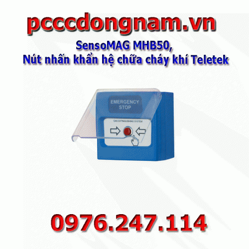 SensoMAG MHB50, Nút nhấn khẩn hệ chữa cháy khí Teletek