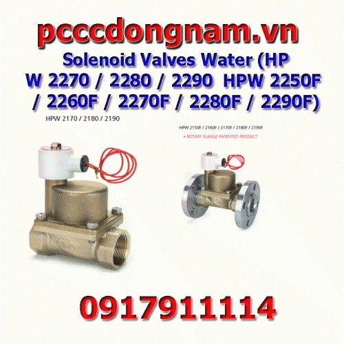 Solenoid Valves Water HPW 