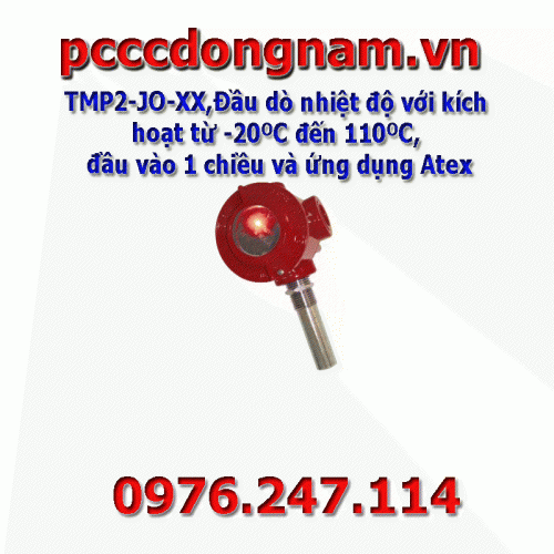 TMP2-JO-XX,Temperature probe with trigger from -20ºC to 110ºC 1-way input and Atex app