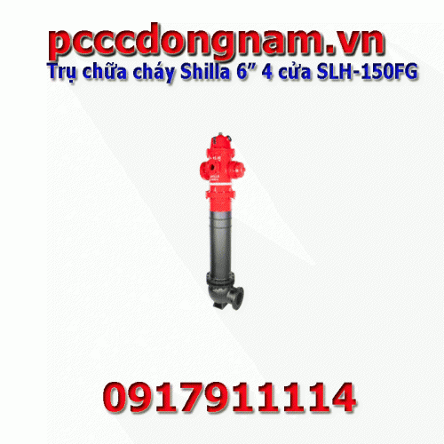 Shilla 6 inches 4 ways fire hydrant SLH-150FG