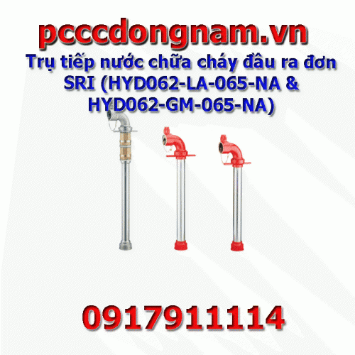 SRI single outlet fire hydrant HYD062-LA-065-NA and HYD062-GM-065-NA