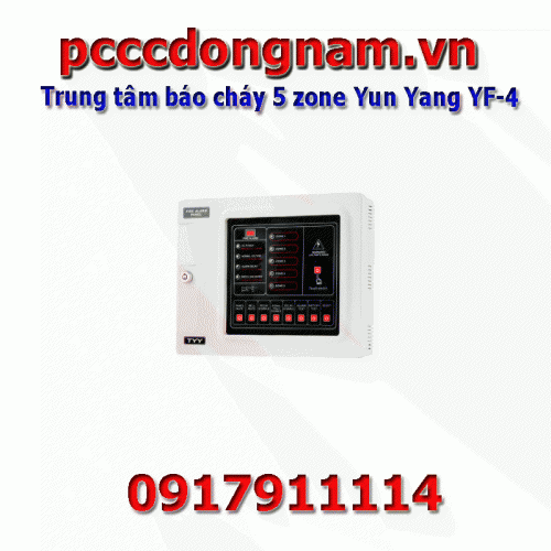 Five zone fire alarm center Yun Yang YF-4