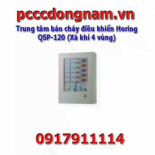 Fire alarm control center Horing QSP-120 (4-zone exhaust)