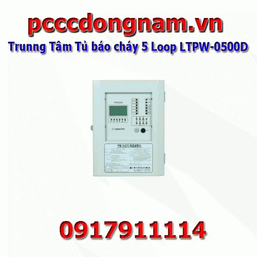 5 Loop Fire Alarm Panel Center LTPW-0500D