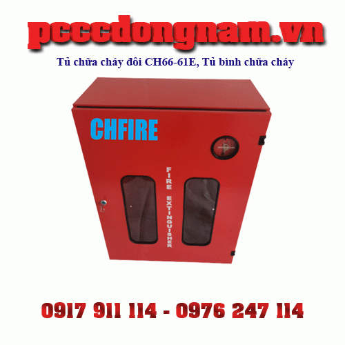Double fire extinguisher cabinet CH66-61E, Fire extinguisher cabinet