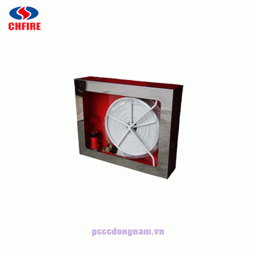 Wall mounted Stainless Steel Fire hose Reel Cabinet with window