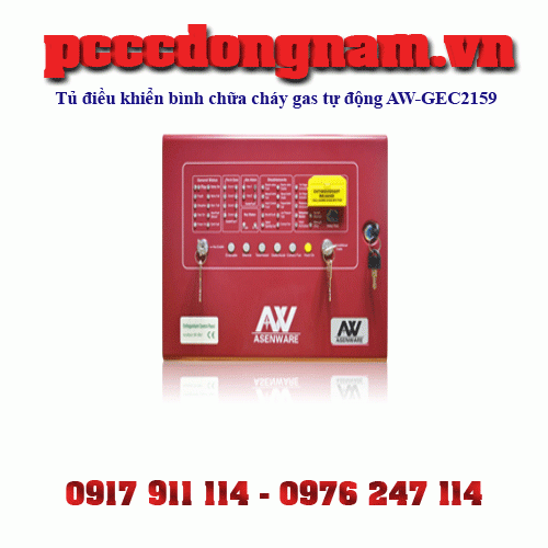Tủ điều khiển bình chữa cháy gas tự động AW-GEC2159