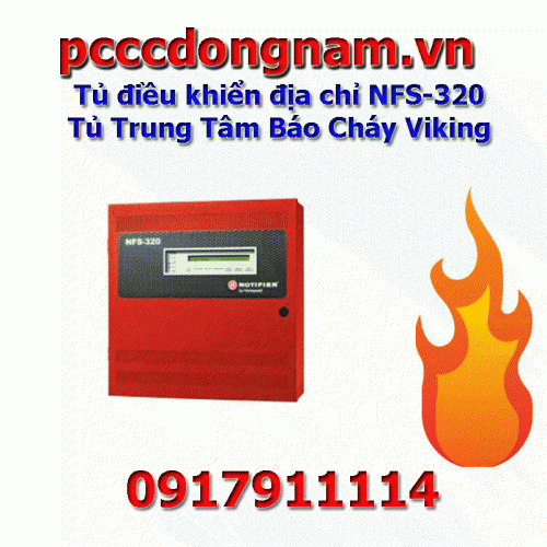 Tủ điều khiển địa chỉ NFS-320,Tủ Trung Tâm Báo Cháy Viking