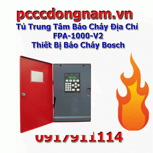 FPA-1000-V2 Addressable Fire Alarm Center Cabinet, Bosch Fire Alarm Device