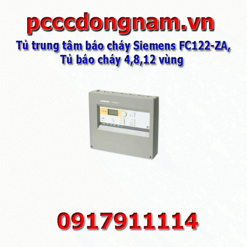 Siemens FC122-ZA fire alarm control panel, 4 8 12 zone fire alarm cabinets