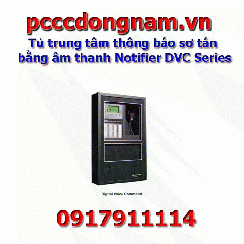 Tủ trung tâm thông báo sơ tán bằng âm thanh Notifier DVC Series, Digital Voice Command DVC