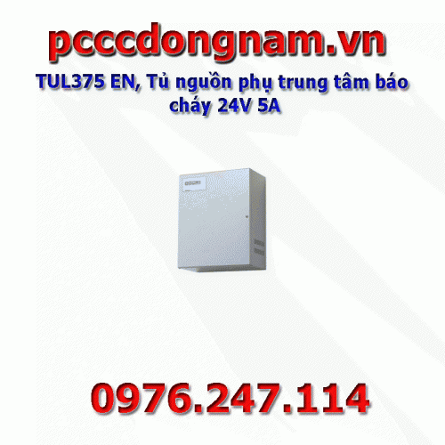 TUL375 EN, 24V 5A fire alarm control panel
