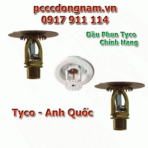 TY1334 Đầu Phun Tyco Ngang Hướng Cạnh Tường