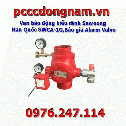 Van báo động kiểu rãnh Sewoong Hàn Quốc SWCA-1G