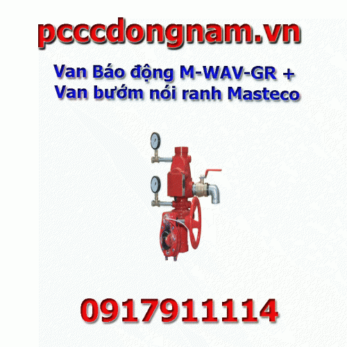 Alarm Valve M-WAV-GR,Butterfly Valve with Masteco