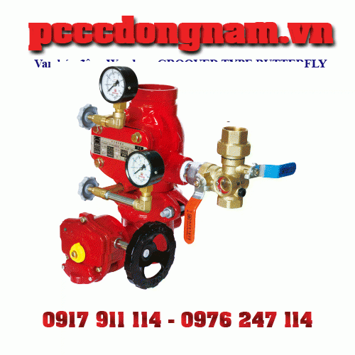 GROOVED TYPE BUTTERFLY ALARM VALVE