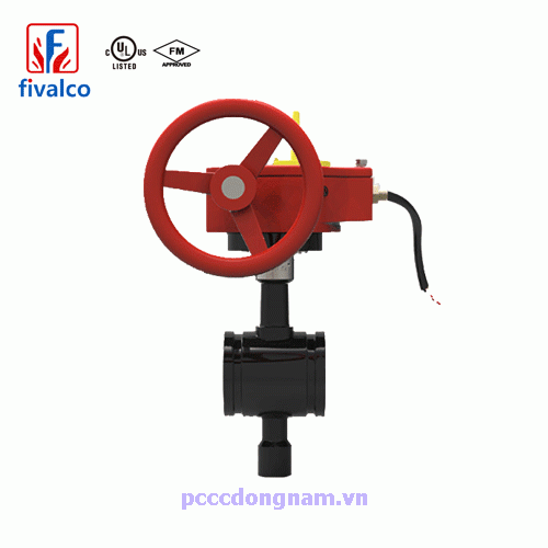 Fivalco FPB-300G,electric control slotted butterfly valve