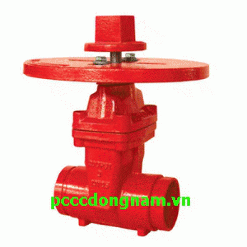 Z85 submersible gate valve with groove connection