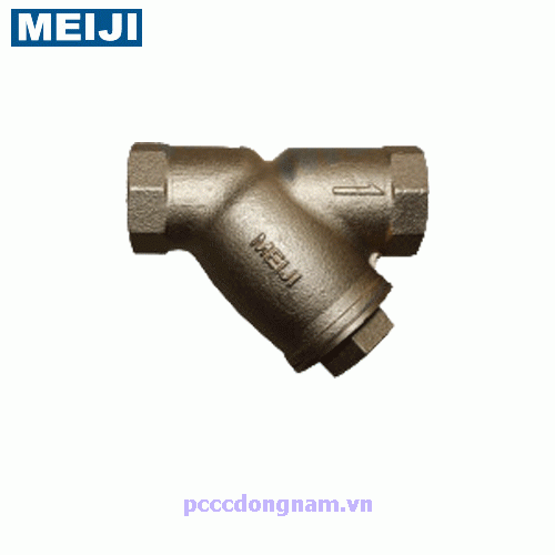Meiji 1-way Y type water filter valve 111 PN25