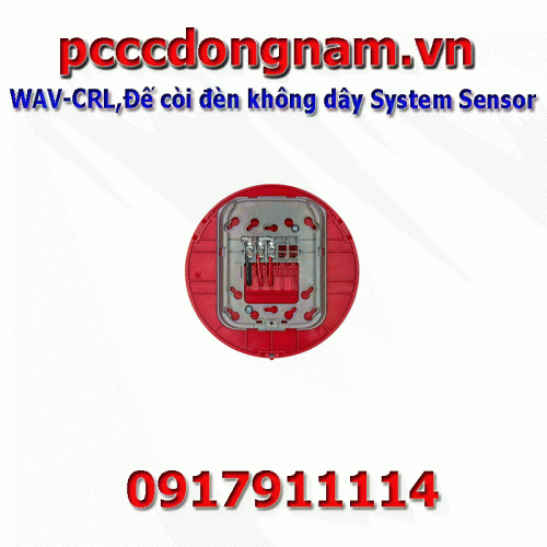 WAV-CRL, Đế còi đèn không dây System Sensor
