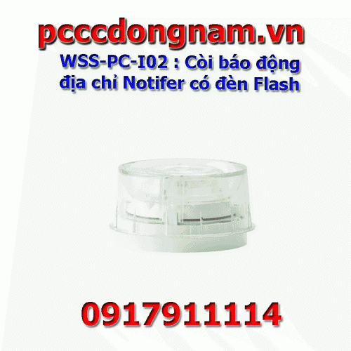 WSS-PC-I02,Còi báo động địa chỉ Notifer có đèn Flash