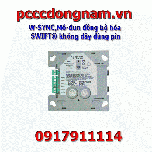 W-SYNC,Mô-đun đồng bộ hóa SWIFT® không dây dùng pin