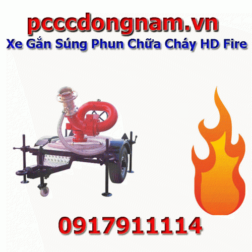 Vehicle Mounted Fire Extinguisher HD Fire Trailer 