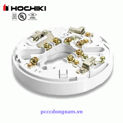 YBO-R  6PA-YBO-R 6PA (WHT),Đế đầu báo thường 2 dây Hochiki