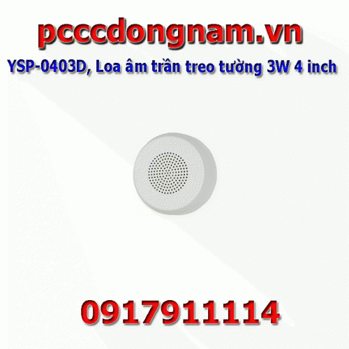 YSP-0403D, 3W 4 Inch Wall Mounted Ceiling Speaker