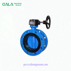 2102 AWWA, Van bướm mặt bích đôi GALA