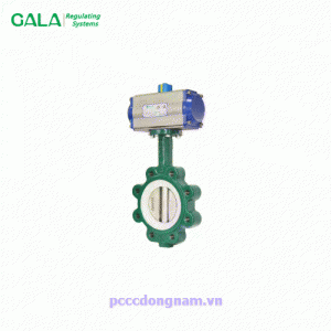 2502 Lug, Van bướm điều khiển bằng thiết bị khí nén GALA