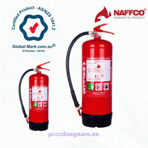 Bình Chữa Cháy Nước Xách Tay Naffco 9L,Tiêu Chuẩn Global Mark