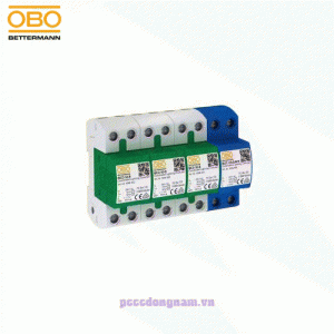 Combination arrester 3-pole NPE with function display