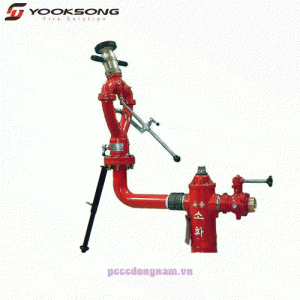CO GẮN SÚNG PHUN TRÊN TRỤ NƯỚC CHỮA CHÁY YEL-M100 và YEL-M150