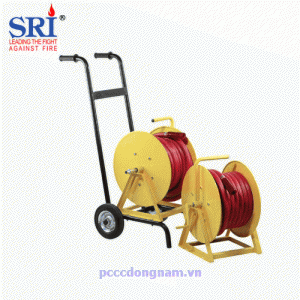 Cuộn vòi phun nước chữa cháy SRI HRS114 MS 020 YW,Loại xe kéo