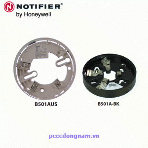 Notifier address detector base B501AUS and B501A-BK