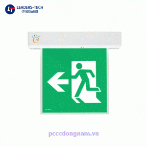 Đèn Exit thoát hiểm sự cố 2 mặt loại lớn Leaders Tech LTE-PLC-3200