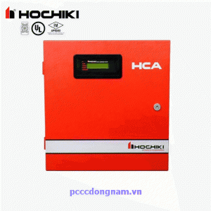 HCA-2, 2-zone conventional fire alarm control cabinet Hochiki 4.5 AMP 120VAC red