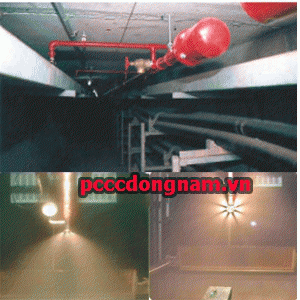 Hệ thống chữa cháy tự động Sprinkler cho đường hầm tầng hầm