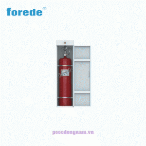 40L Single Cabinet FM200 Gas System For Fire Fighting