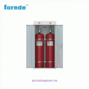 70L Double Cabinet Type FM 200 Fire Suppression Gas System