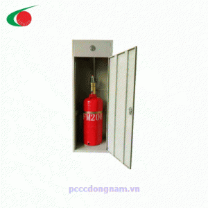 2.5Mpa fire extinguisher cabinet system FM200 without pipes
