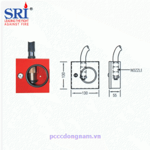 Hộp đựng lăng phun SRI mẫu B,Thiết bị chữa cháy Malaysia