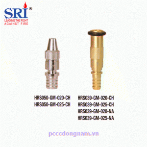 Lăng phun SRI đồng thau Lăng phun mạ chrome