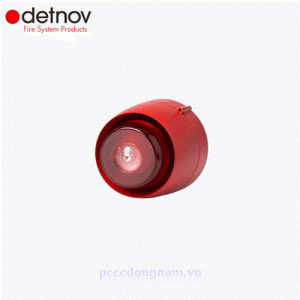 SFD-221C, Ceiling mounted fire alarm siren with flashing light