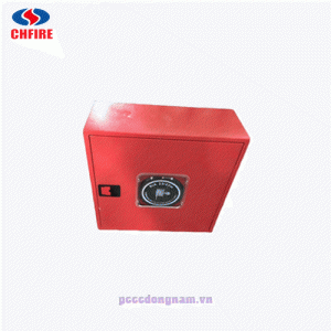 1x25mtr complete fire hose cabinet with hose reel with pressure gauge