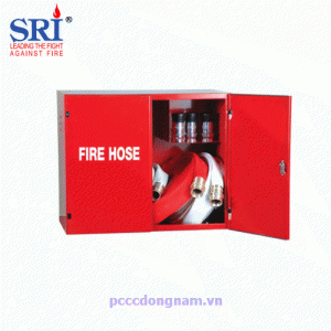 Tủ vòi, tủ đựng các loại vòi và lăng phun chữa cháy SRI Model D HYD085-MS-ME-RD