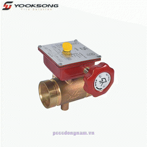 Van bướm bằng đồng Yooksong YSBBV-G 50~65, GROOVED TYPE